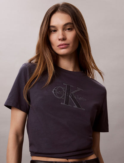 Calvin Klein Baby Terry Monologo Graphic Tee