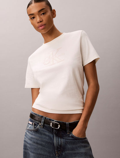 Calvin Klein Baby Terry Monologo Graphic Tee