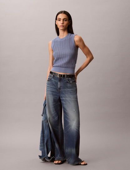 Calvin Klein Open Stitch Sweater Tank