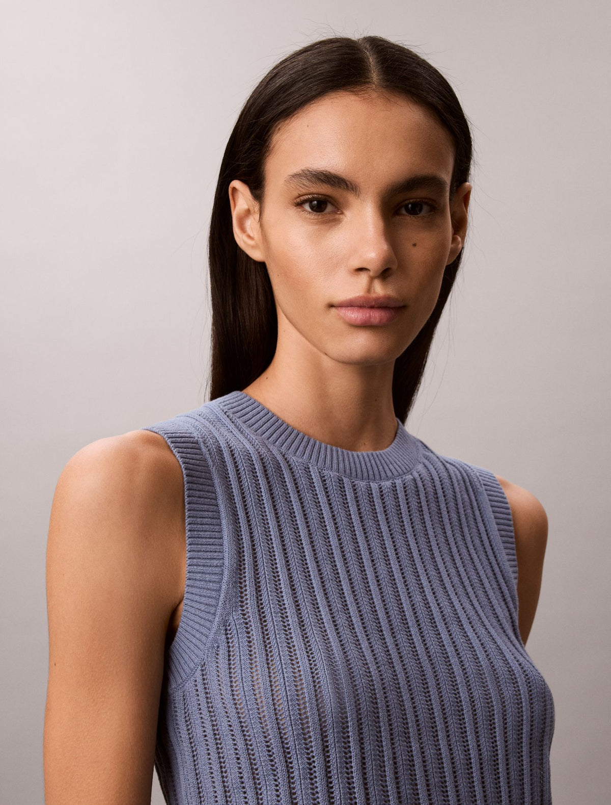 Calvin Klein Open Stitch Sweater Tank