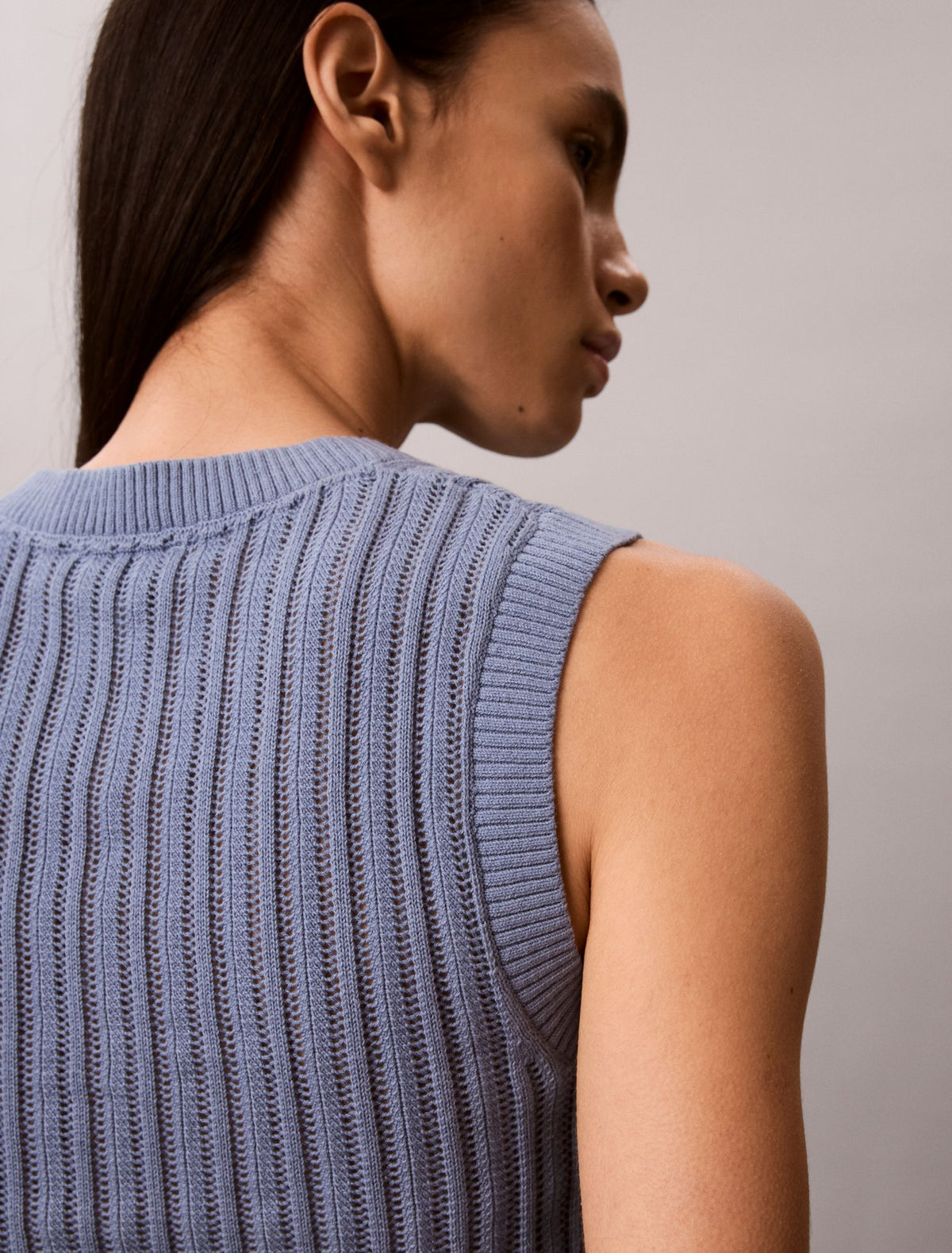 Calvin Klein Open Stitch Sweater Tank