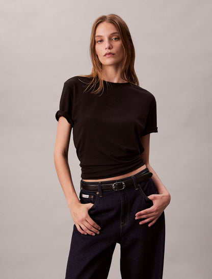 Calvin Klein Supima Cotton Emblem Logo Graphic Classic T-Shirt