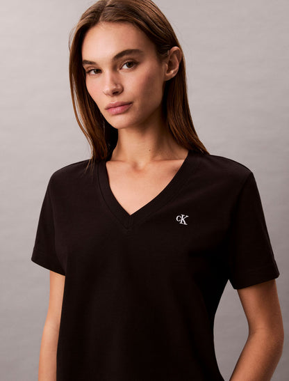 Calvin Klein Monogram V-Neck T-Shirt