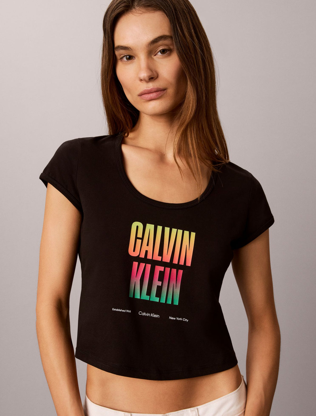Calvin Klein Pride Slim Scoopneck Tee