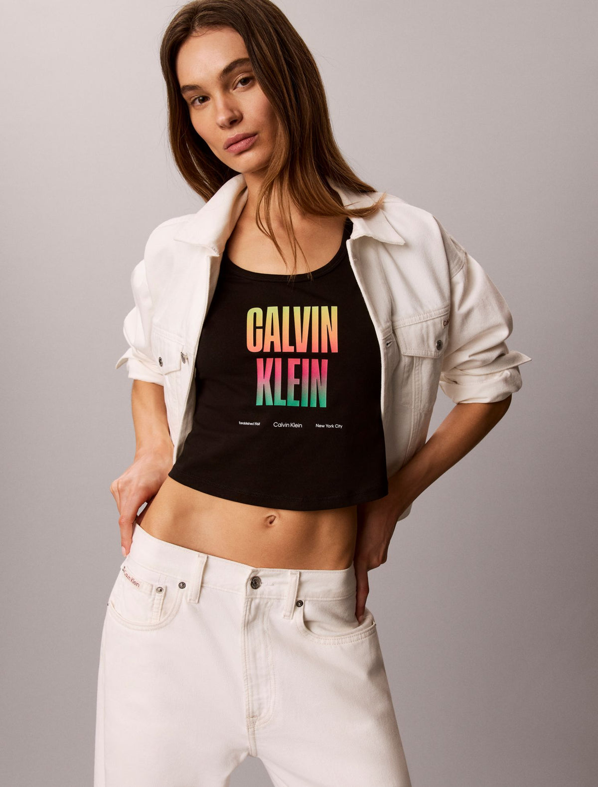 Calvin Klein Pride Slim Scoopneck Tee