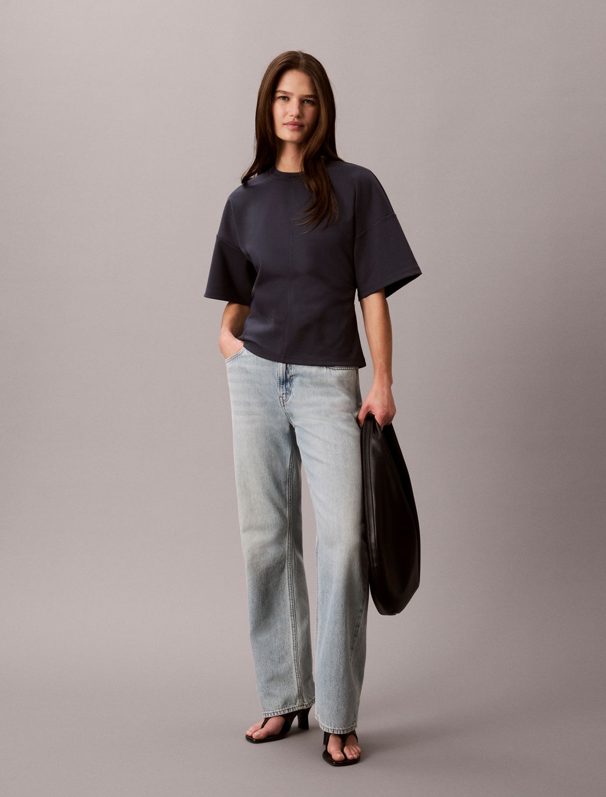 Calvin Klein Logo Jacquard Boxy T-Shirt