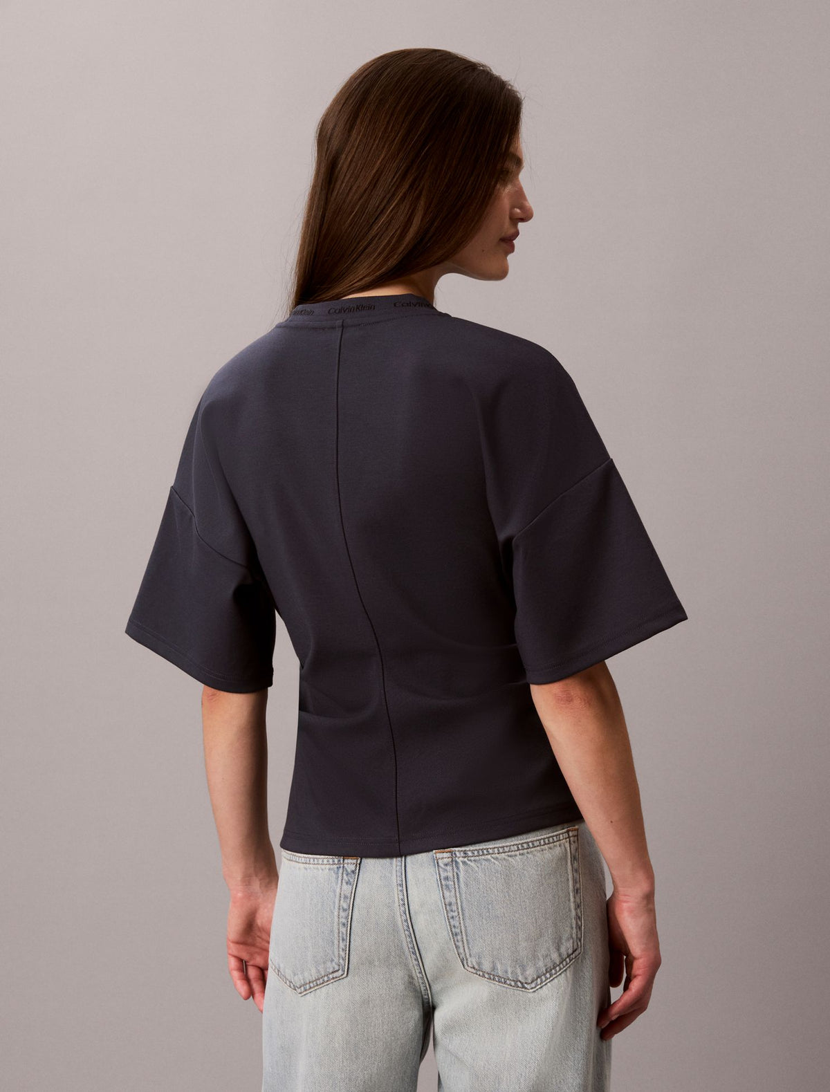 Calvin Klein Logo Jacquard Boxy T-Shirt