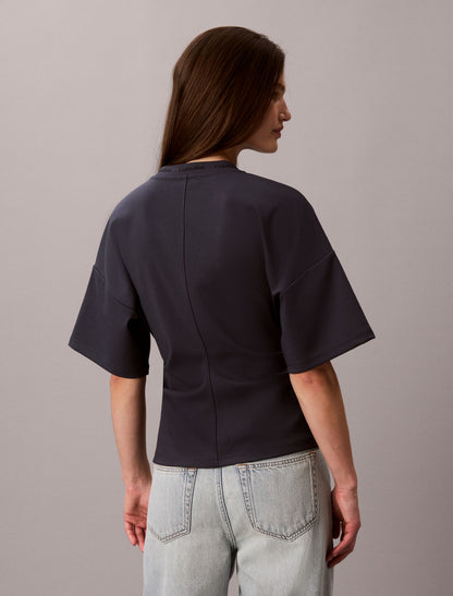 Calvin Klein Logo Jacquard Boxy T-Shirt