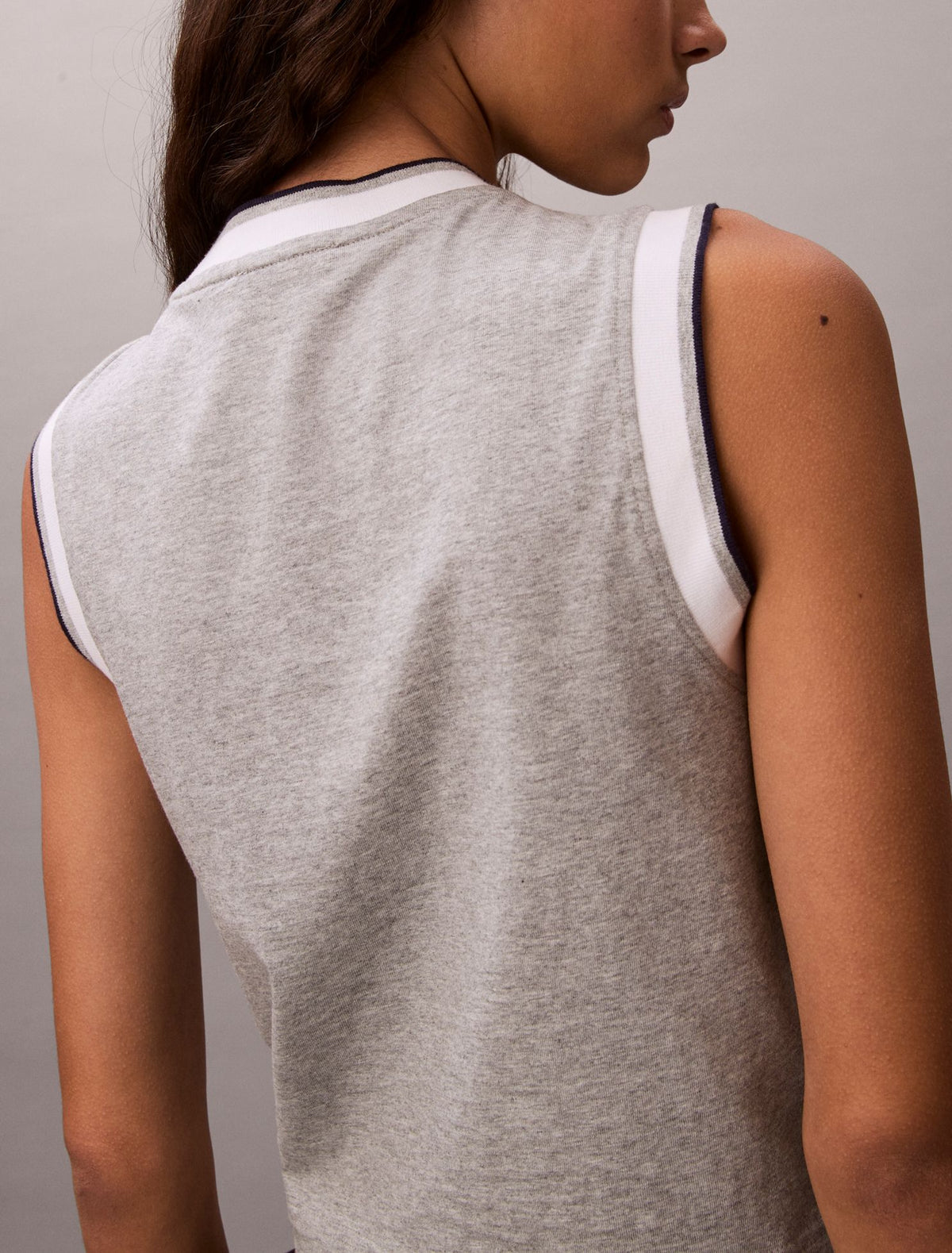 Calvin Klein Monogram Cropped Muscle Tank