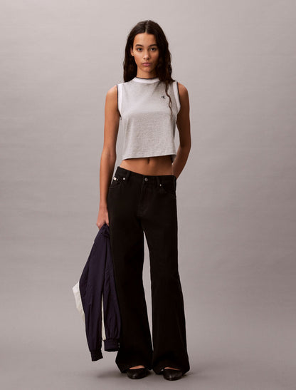 Calvin Klein Monogram Cropped Muscle Tank