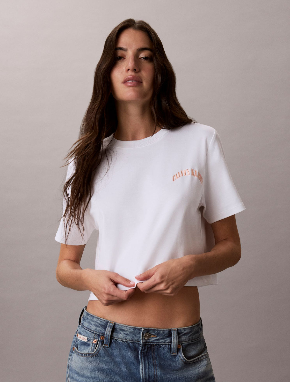 Calvin Klein Heritage Classic Cropped T-Shirt