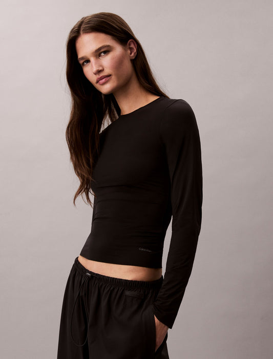Calvin Klein Nylon Stretch Slim T-Shirt