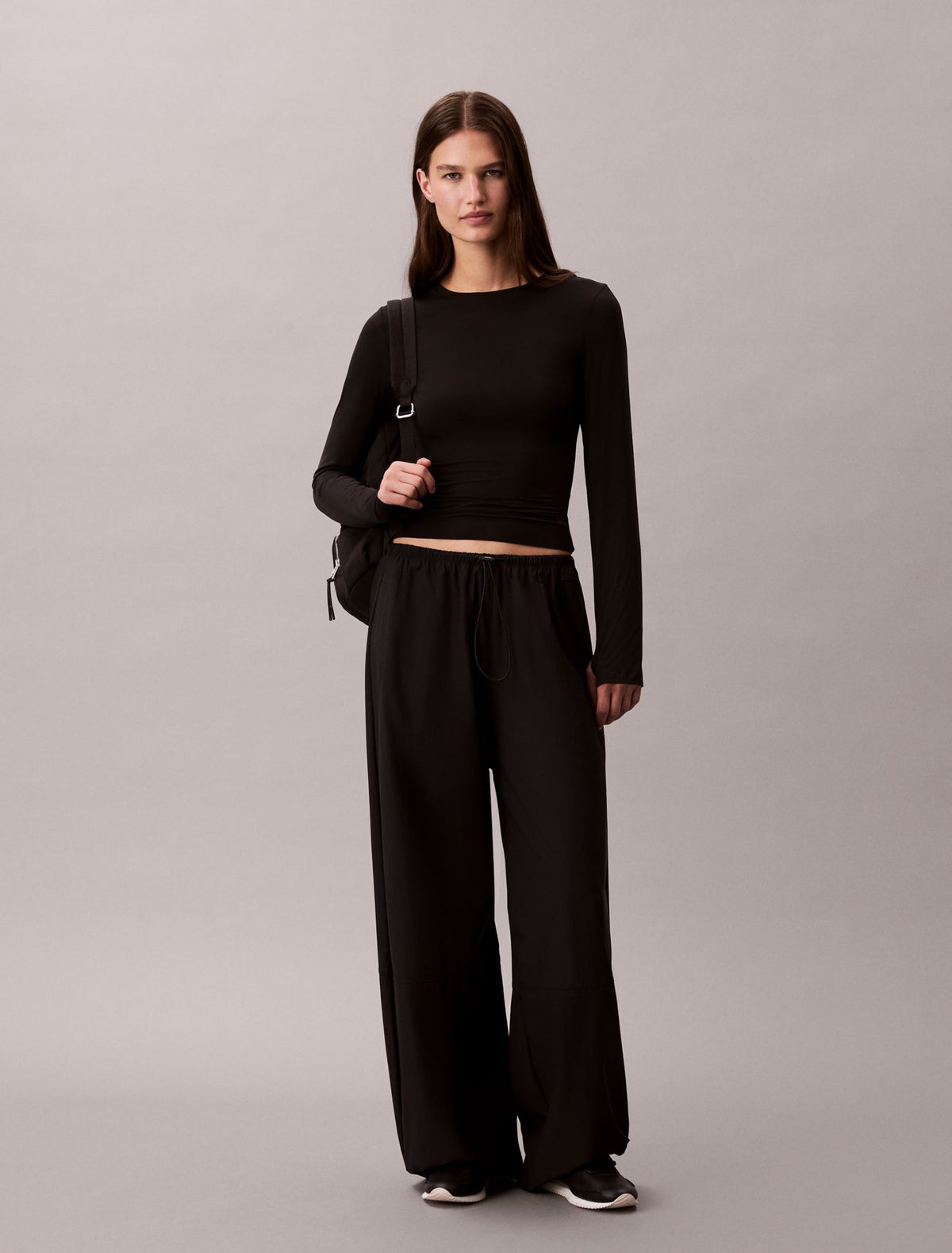 Calvin Klein Nylon Stretch Slim T-Shirt