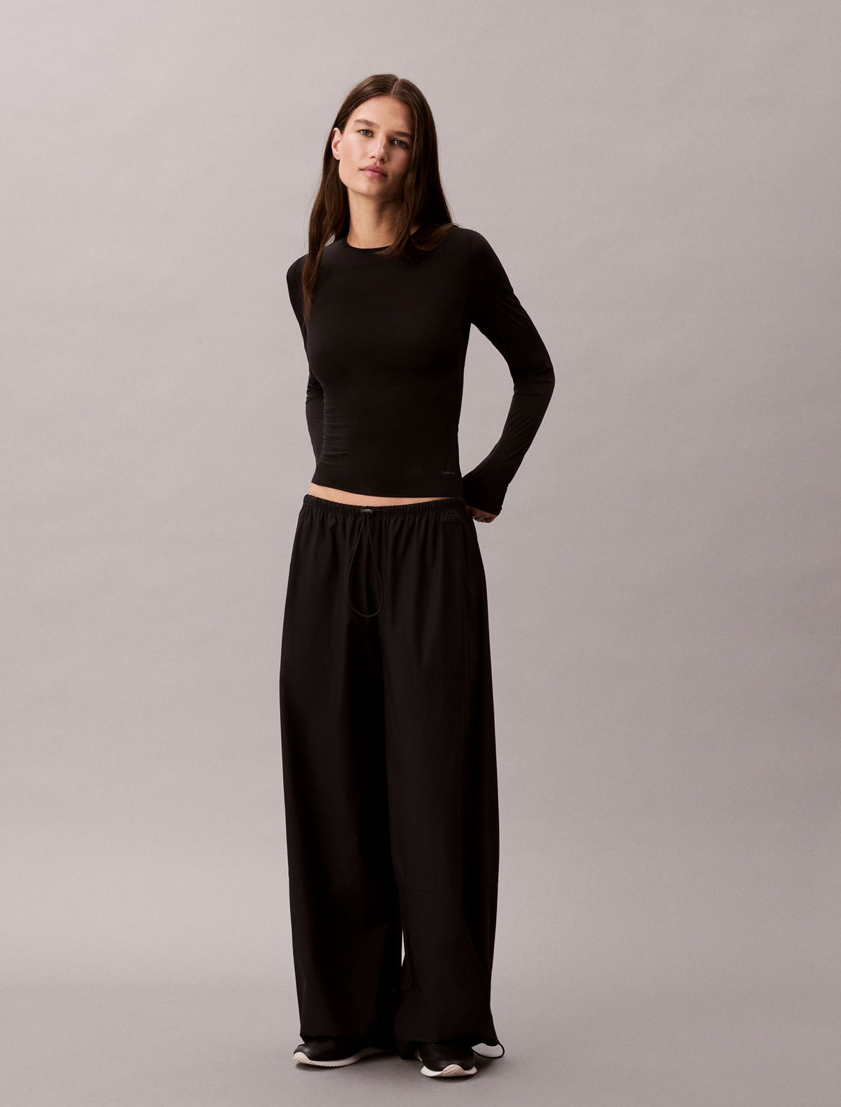 Calvin Klein Nylon Stretch Slim T-Shirt