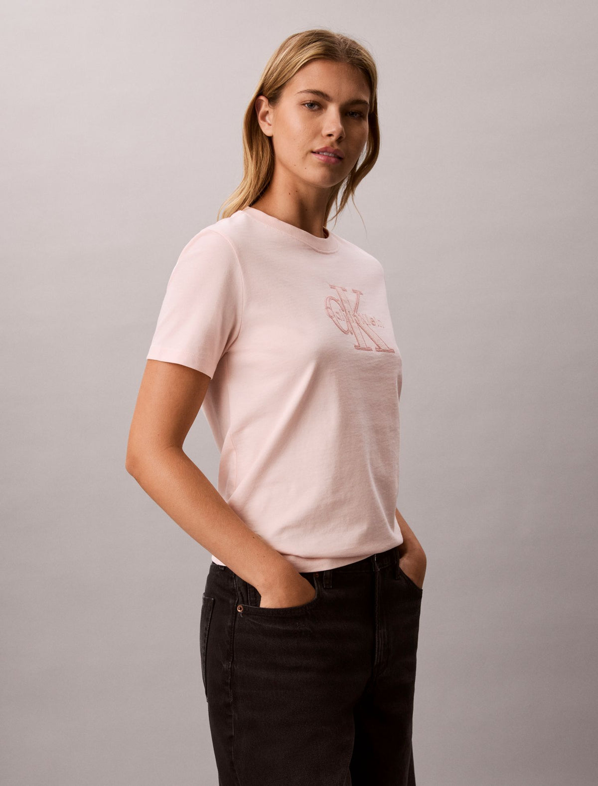 Calvin Klein Baby Terry Monologo Graphic Tee
