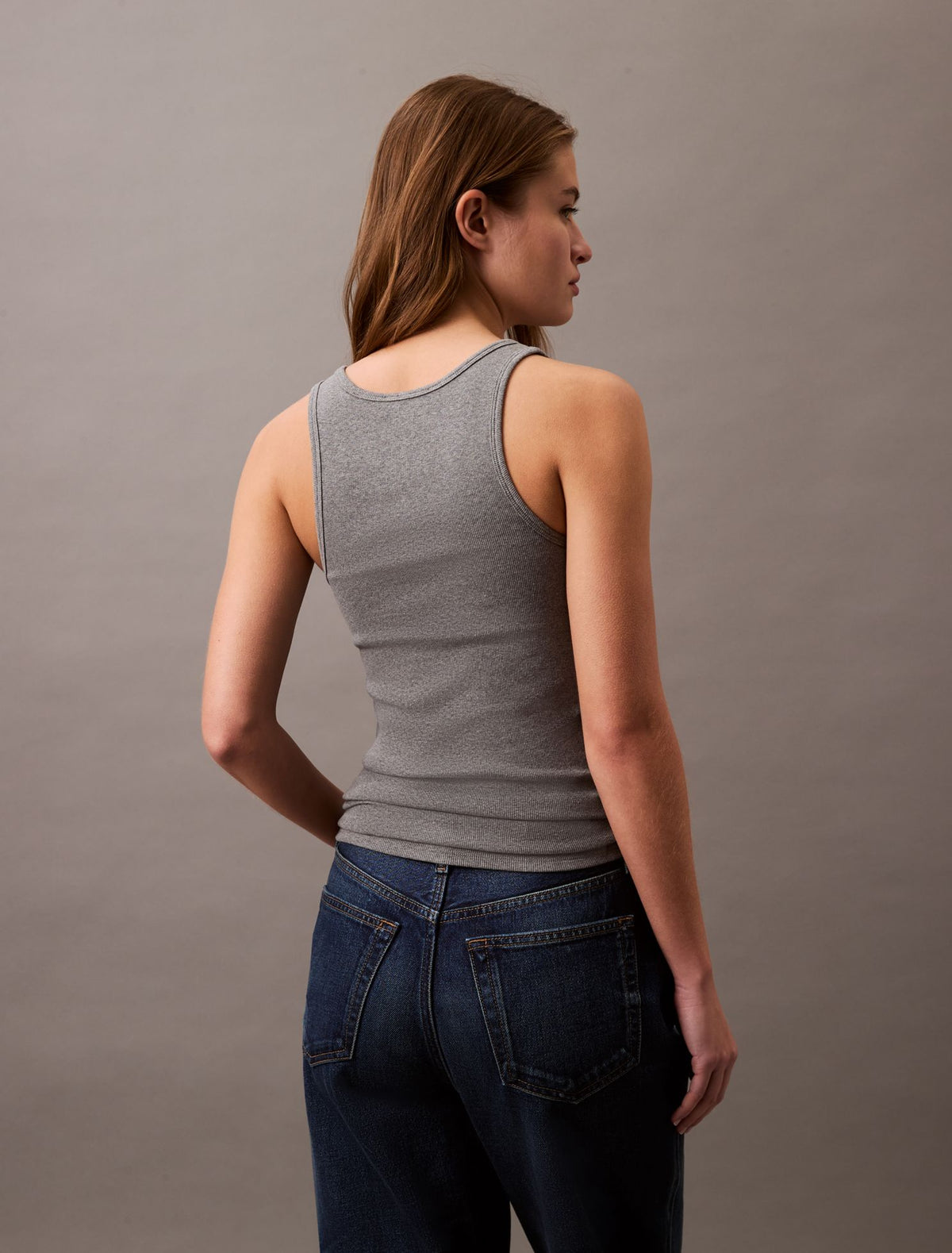 Calvin Klein Cotton Contour Rib Tank