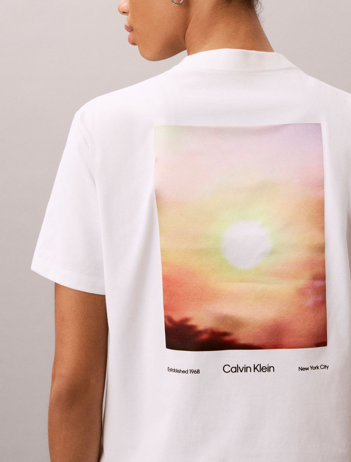 Calvin Klein Sun Graphic Cooling Jersey Classic Tee