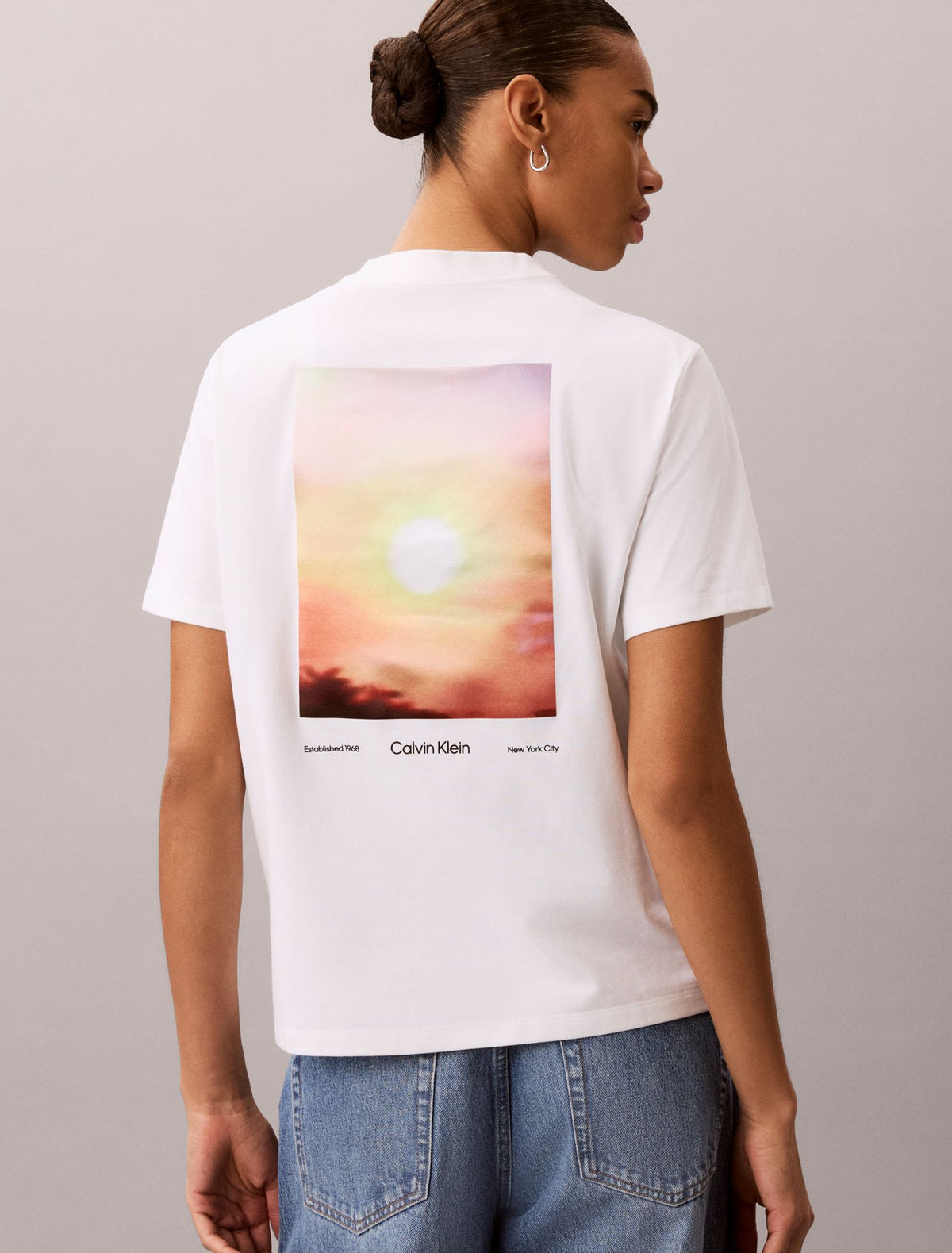 Calvin Klein Sun Graphic Cooling Jersey Classic Tee