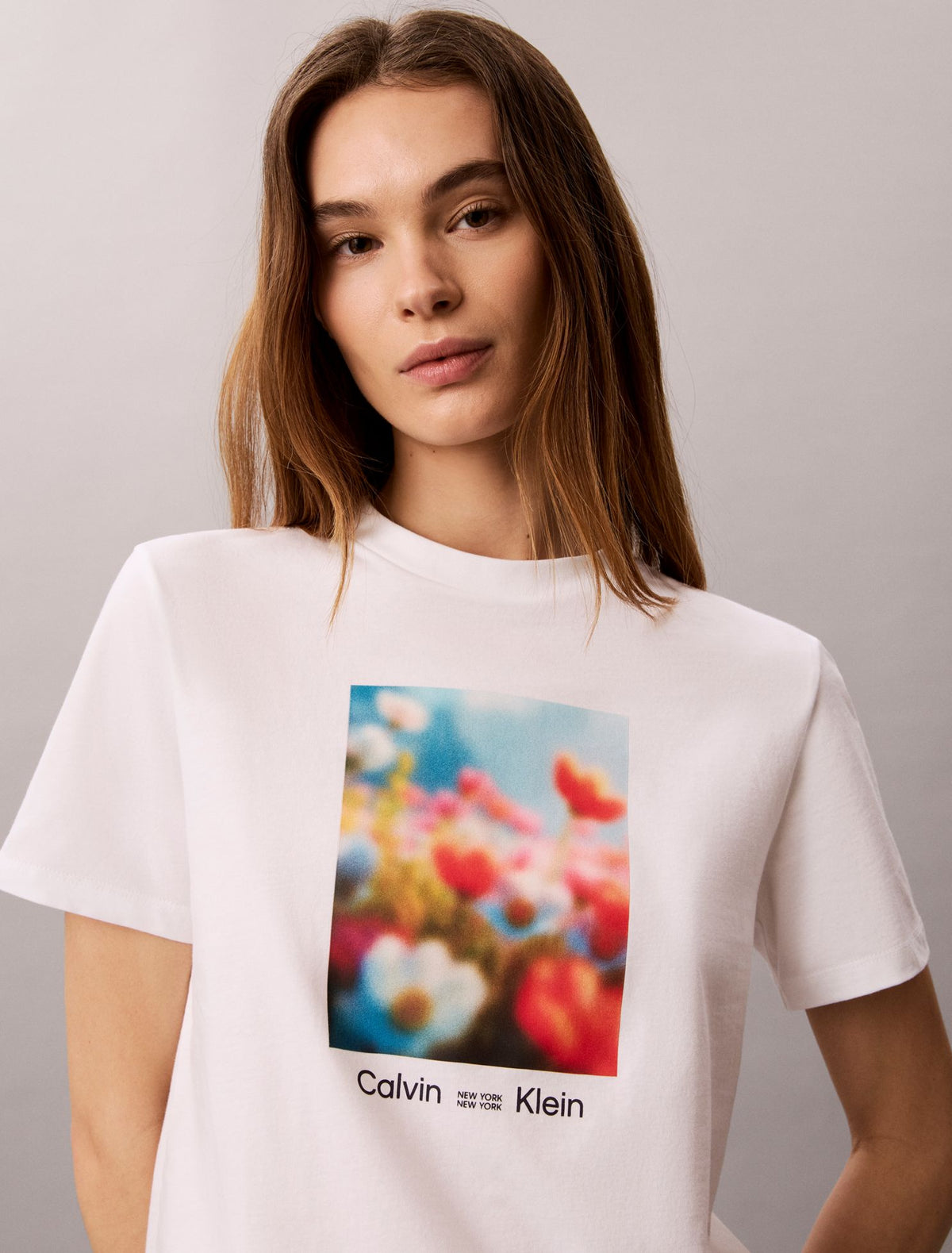 Calvin Klein Flower Graphic Classic T-Shirt