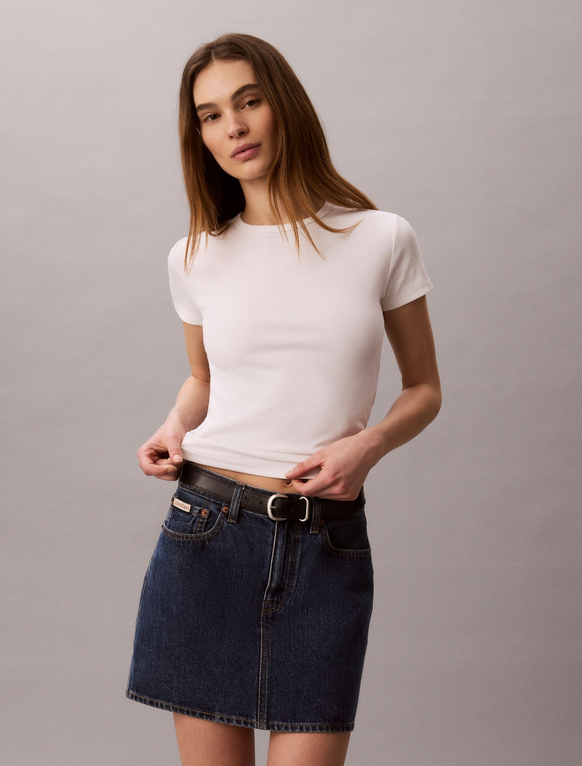 Calvin Klein Cotton Contour Rib T-Shirt