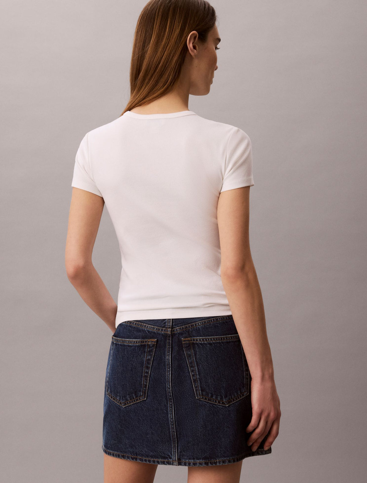 Calvin Klein Cotton Contour Rib T-Shirt