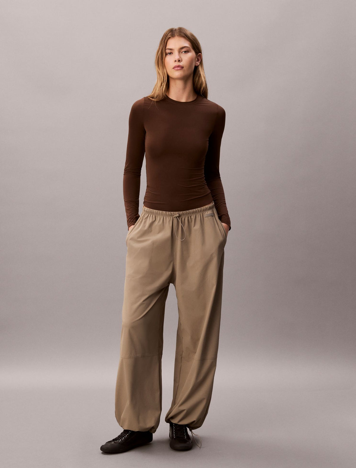 Calvin Klein Nylon Stretch Slim T-Shirt