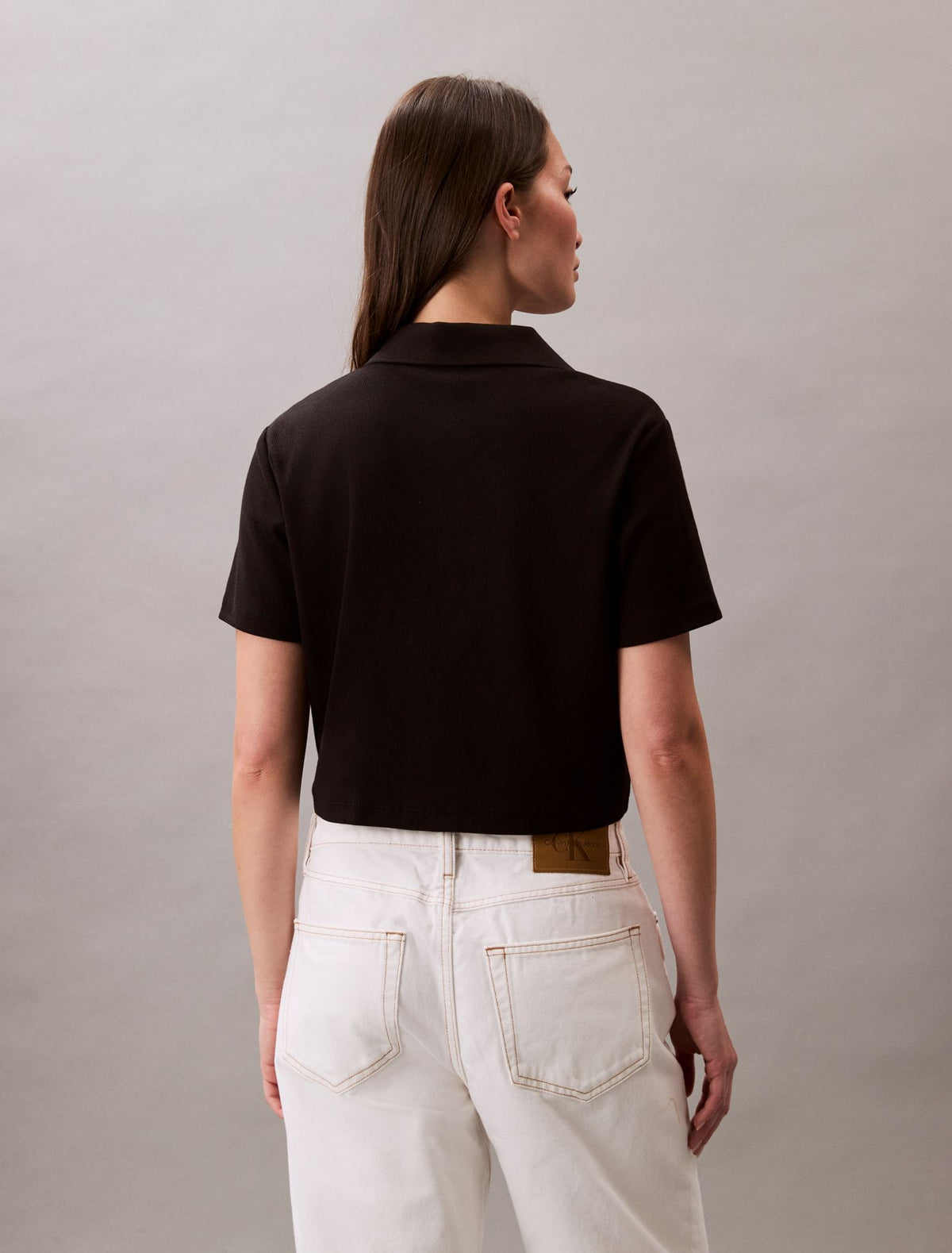 Calvin Klein Cotton Contour Rib Polo T-Shirt