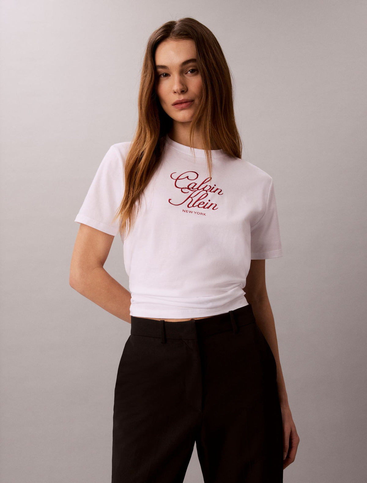 Calvin Klein Script Logo Graphic Classic T-Shirt