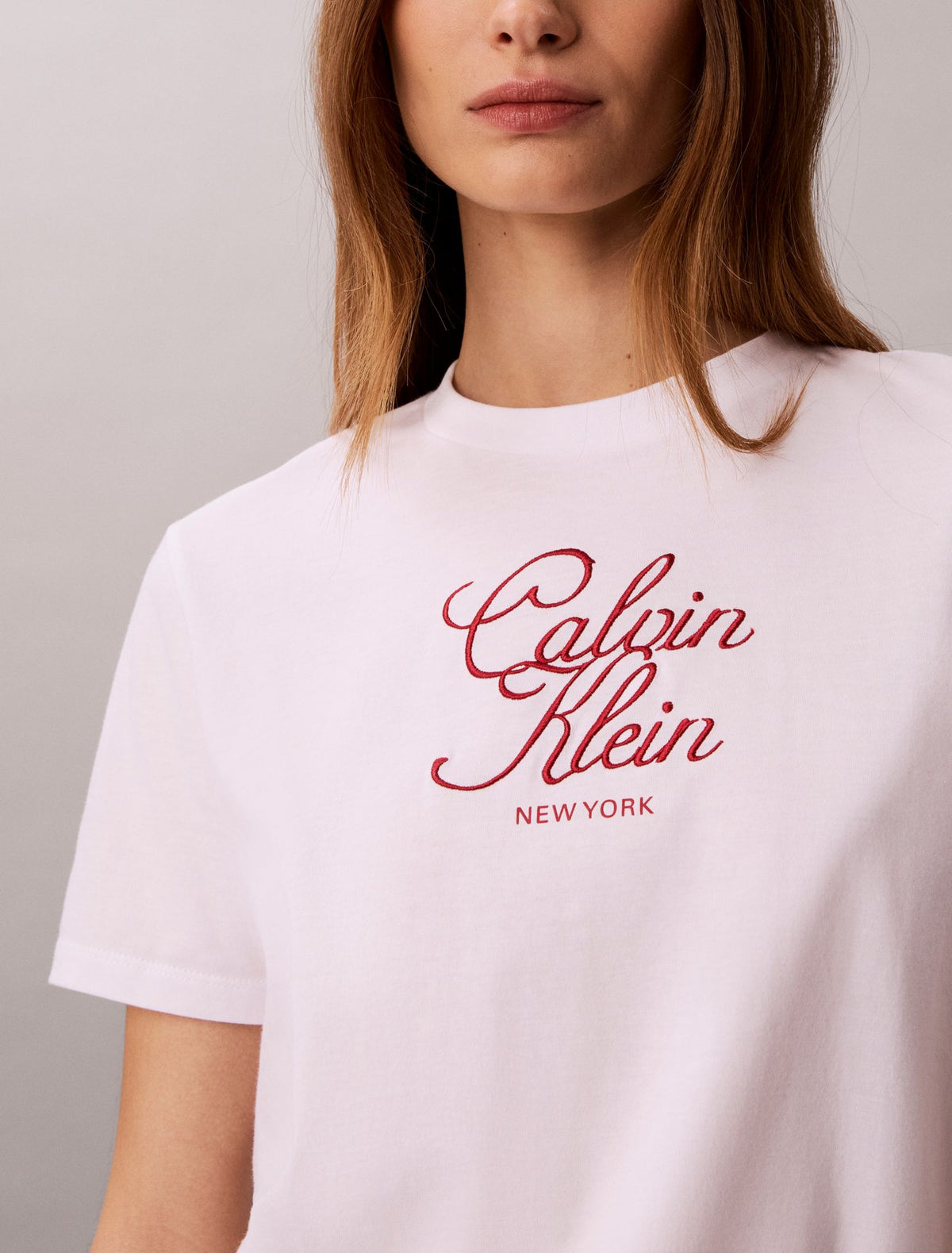 Calvin Klein Script Logo Graphic Classic T-Shirt