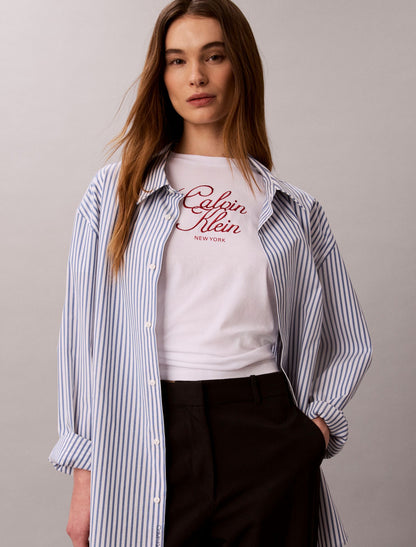 Calvin Klein Script Logo Graphic Classic T-Shirt