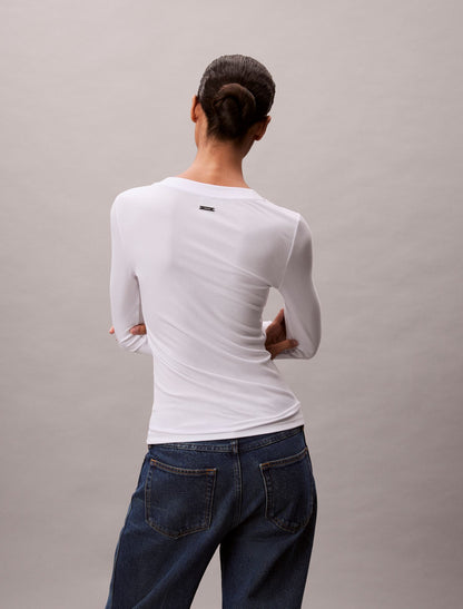 Calvin Klein Modal Stretch Rib Slim T-Shirt