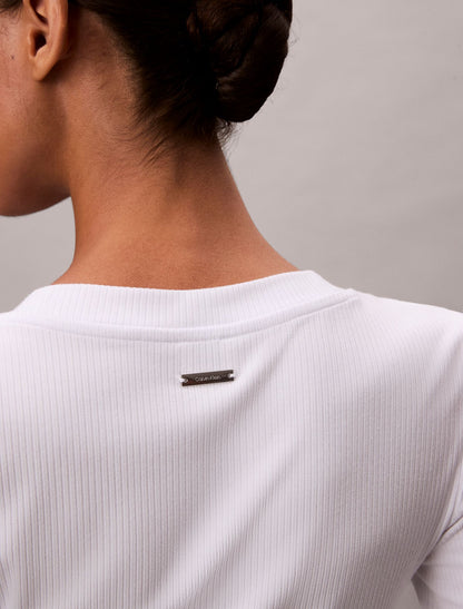Calvin Klein Modal Stretch Rib Slim T-Shirt