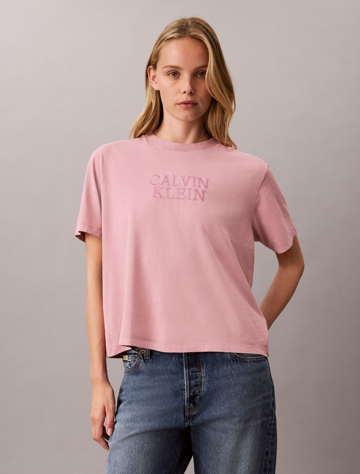 Calvin Klein Boxy Graphic Logo Tee