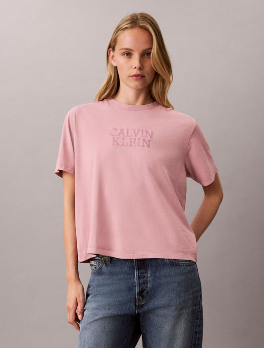 Calvin Klein Boxy Graphic Logo Tee
