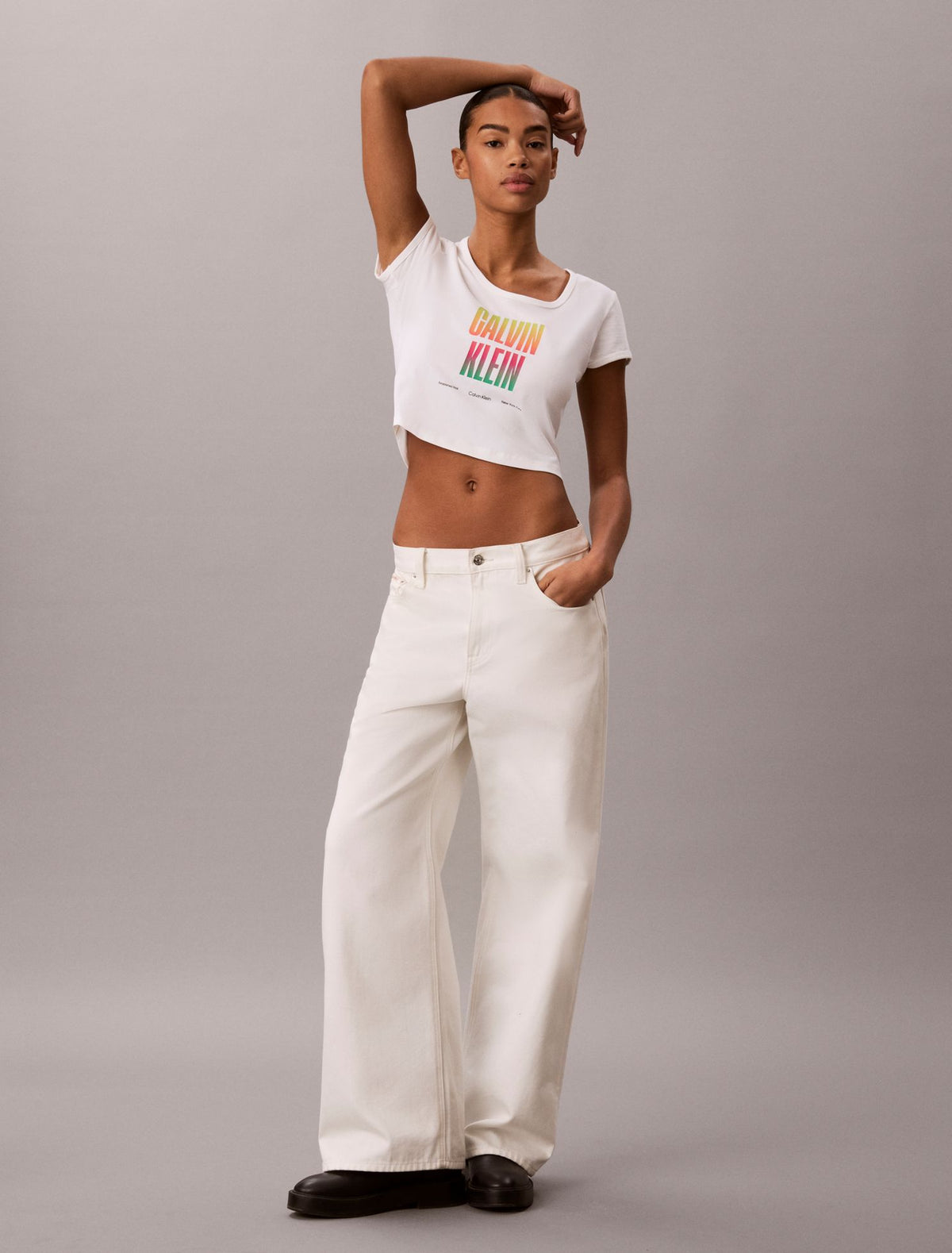 Calvin Klein Pride Slim Scoopneck Tee