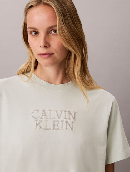 Calvin Klein Boxy Graphic Logo Tee