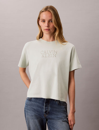 Calvin Klein Boxy Graphic Logo Tee