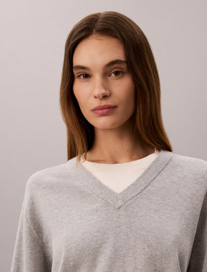Calvin Klein Dual Layer Relaxed Sweater