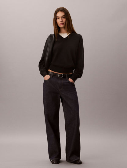 Calvin Klein Dual Layer Relaxed Sweater