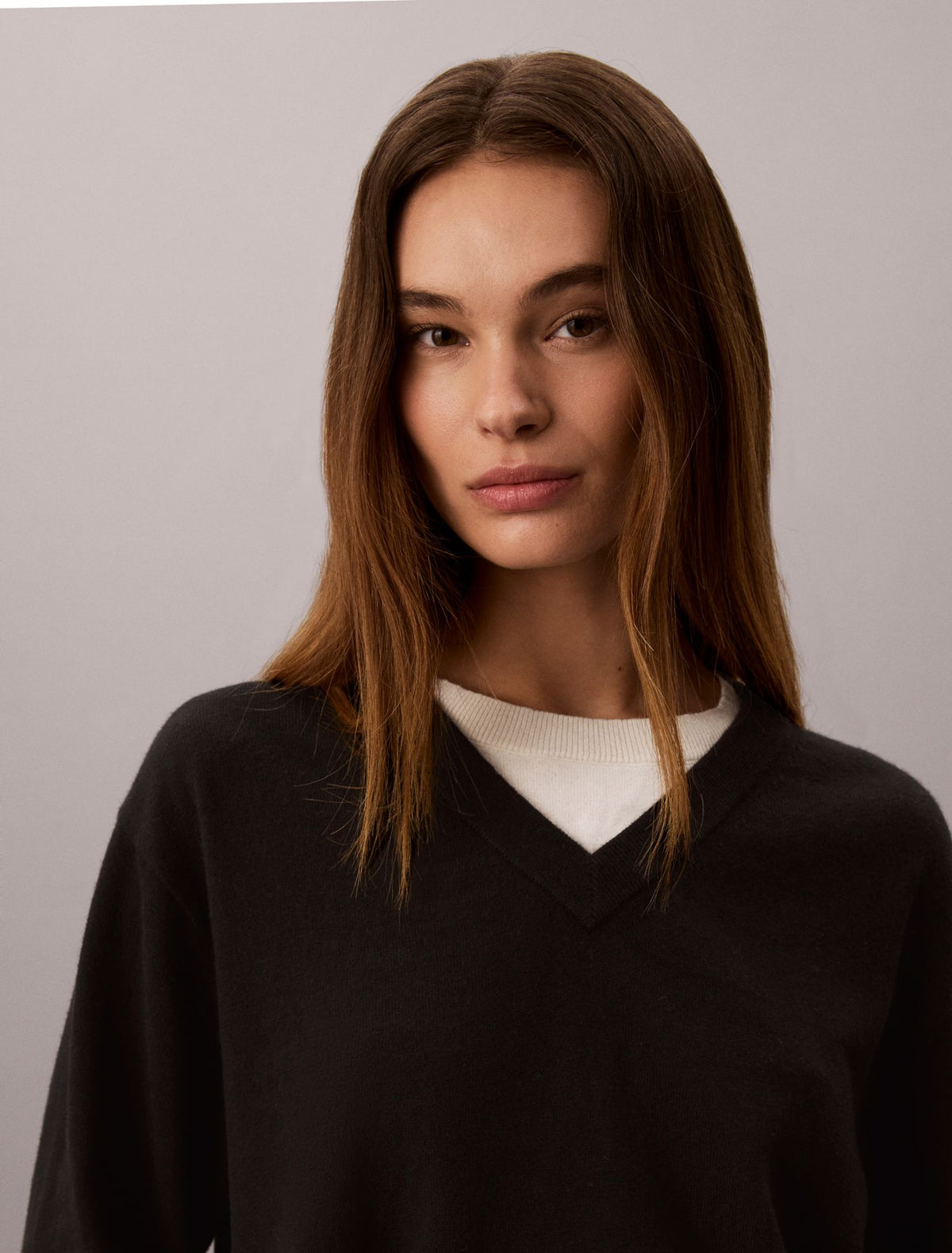 Calvin Klein Dual Layer Relaxed Sweater