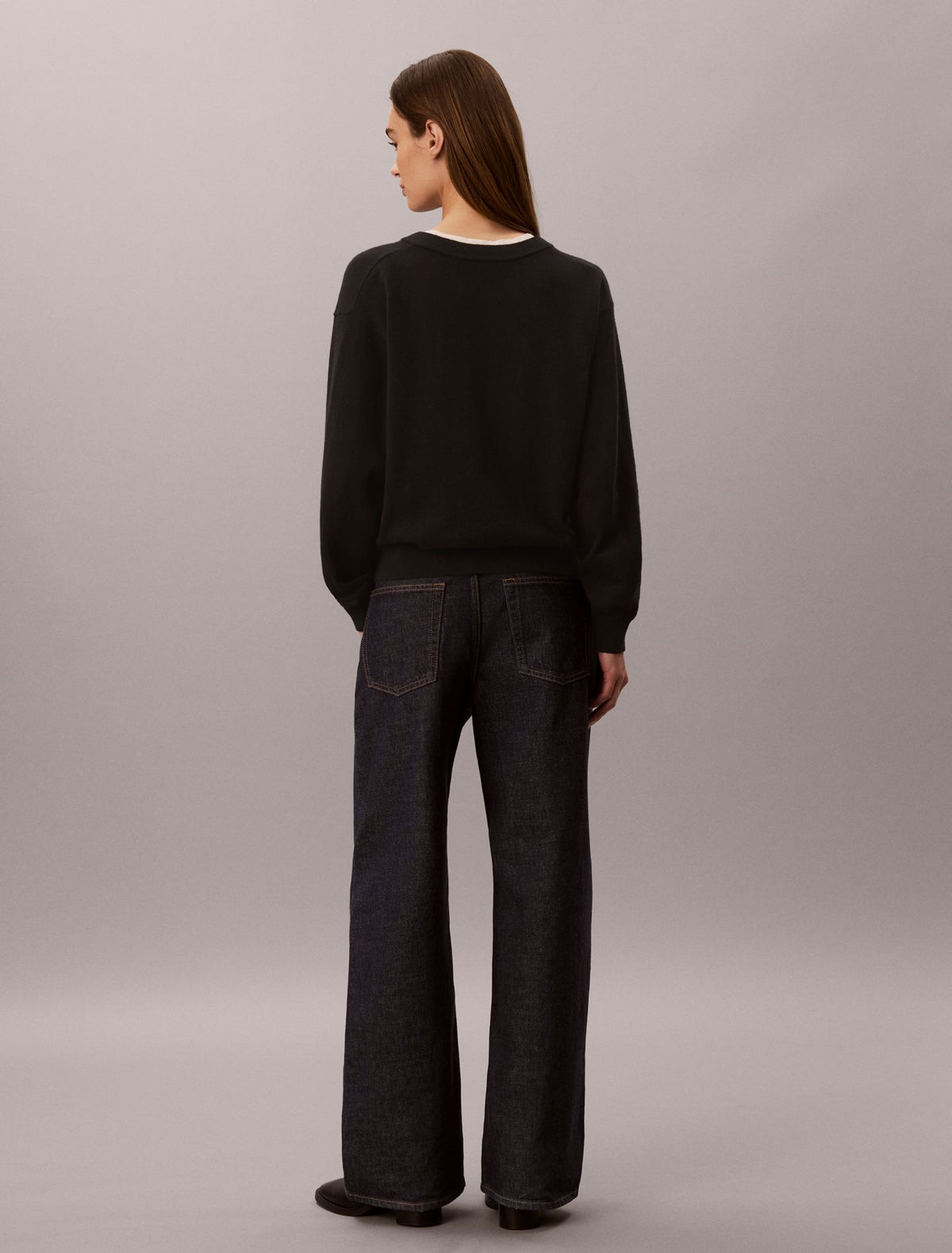 Calvin Klein Dual Layer Relaxed Sweater