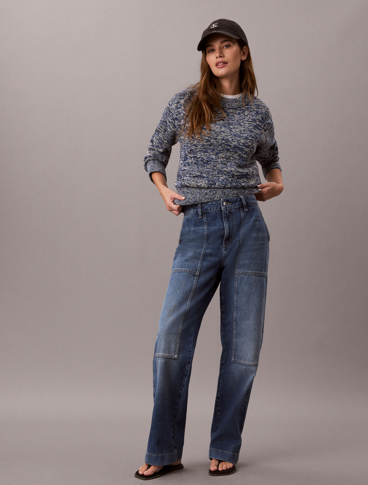 Calvin Klein Chunky Cotton Mouline Sweater