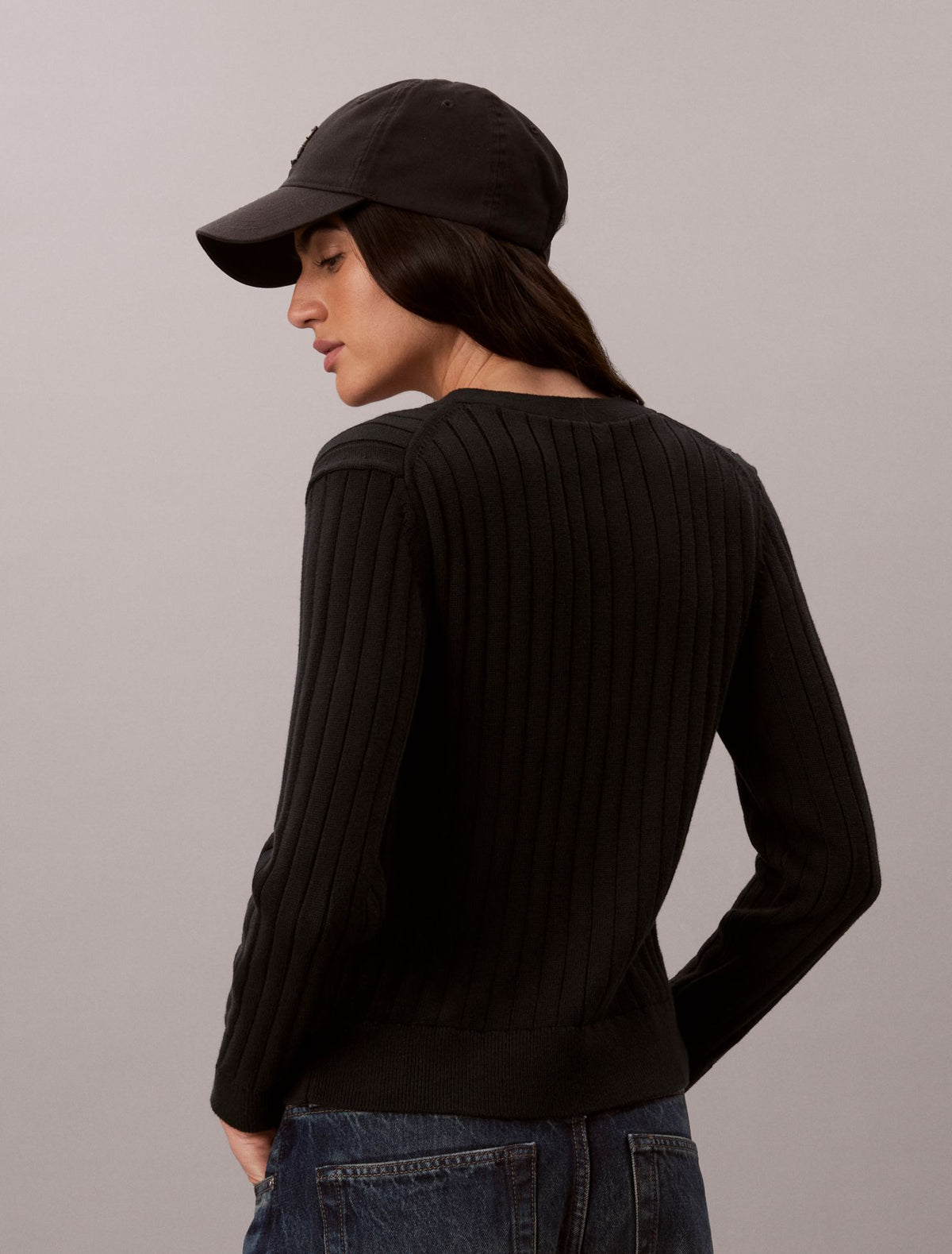 Calvin Klein Woven Monologo Cardigan