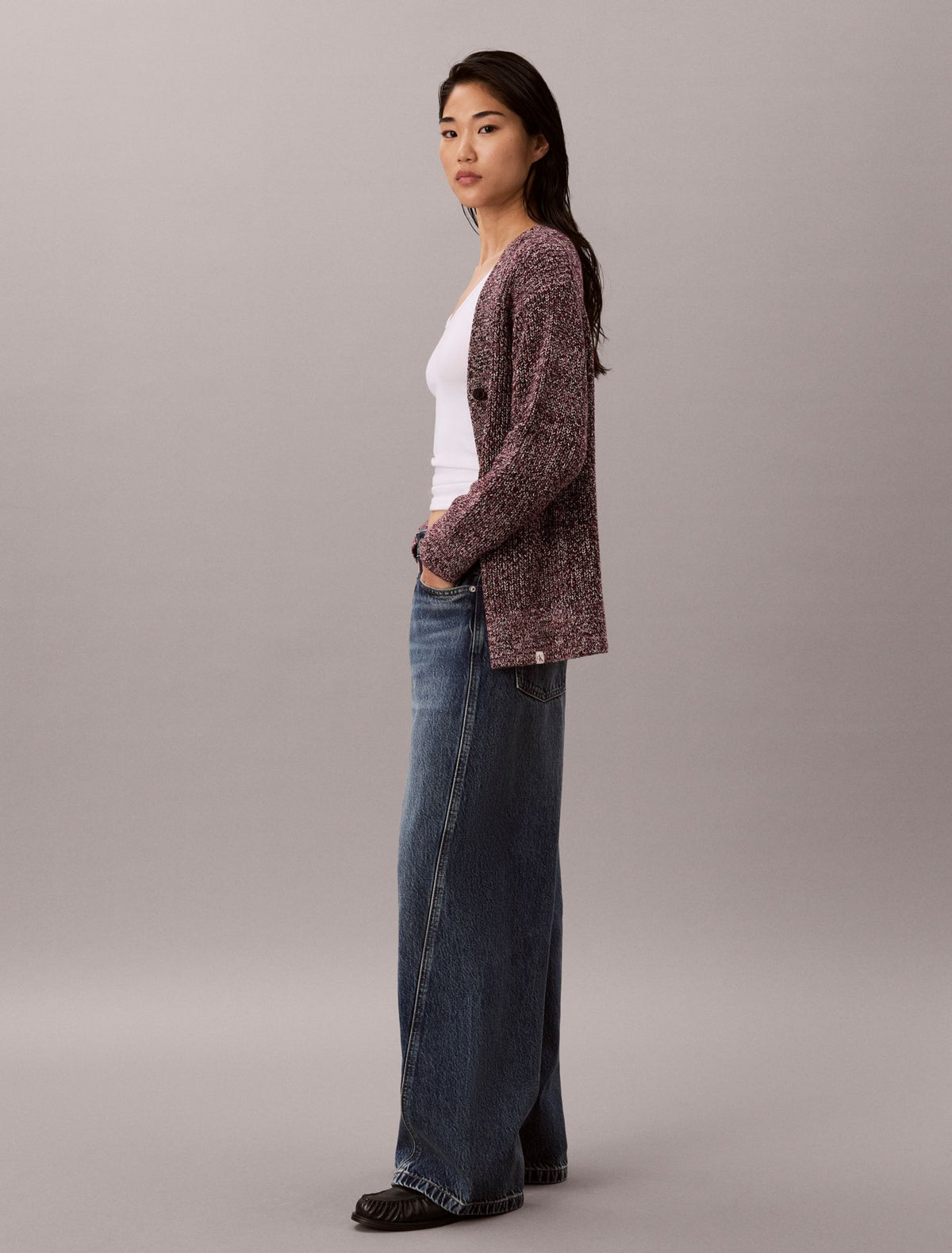 Calvin Klein Mouline Relaxed Cardigan