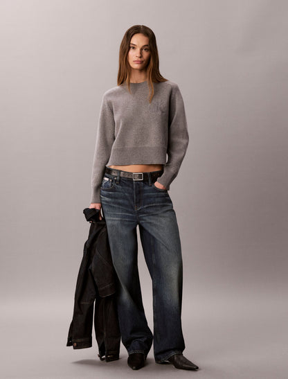 Calvin Klein Cotton Wool Raglan Sweater