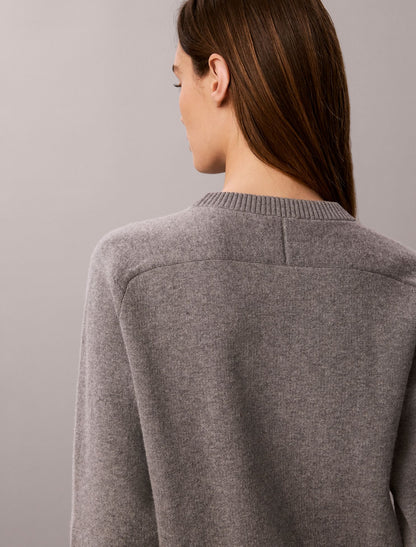 Calvin Klein Cotton Wool Raglan Sweater