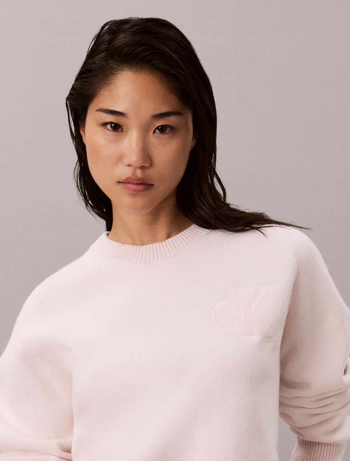Calvin Klein Cotton Wool Raglan Sweater
