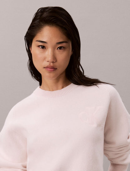 Calvin Klein Cotton Wool Raglan Sweater