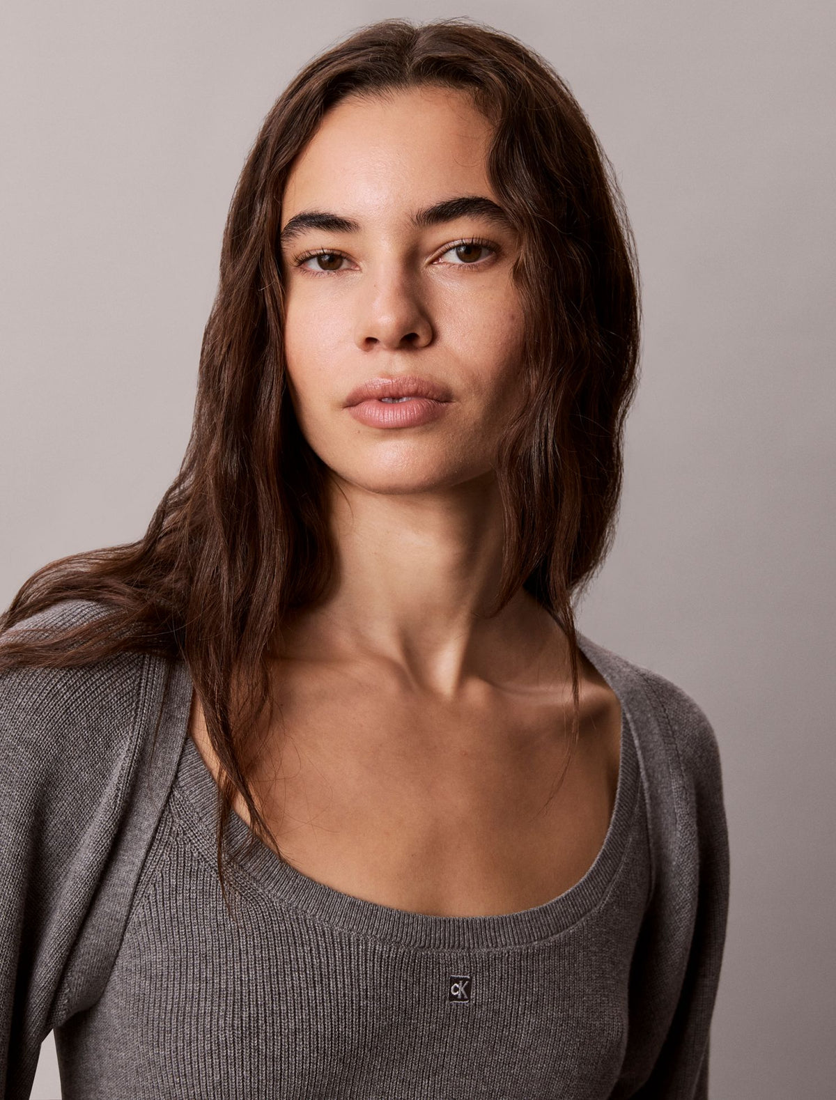 Calvin Klein 2-In-1 Cardigan Tank Set