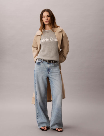 Calvin Klein Logo Graphic Relaxed Sweater